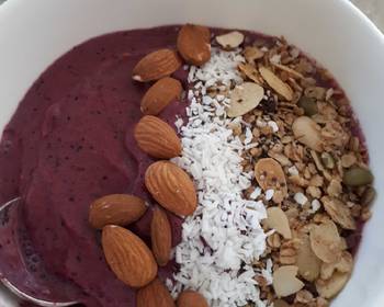 Ultimate, Prepare Healthy Berry Smoothie Bowl Delicious Perfect