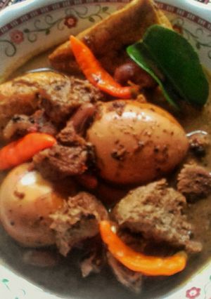 Foto resep Brongkos Kacang Merah & Daging Sapi
