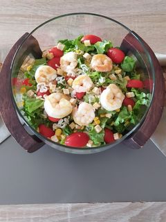 Φωτογραφία της συνταγής Γαριδοσαλάτα 🦐 με knoodles και σως εσπεριδοειδών 🥗