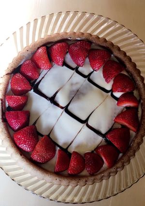 صورة لوصفة الكيكه الاسفنجيه 🎂🍓