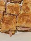 Fosforitos: hojaldre relleno de jamón y queso