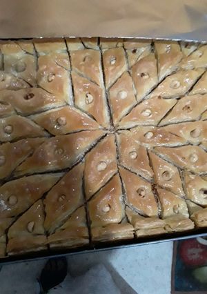 صورة لوصفة بقلاوة