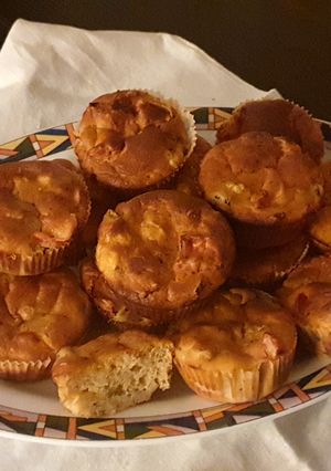 Foto di Muffin salati con verdure vegan
