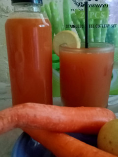 Foto resep Jus wortel...Bermanfaat utk kesehatan mata