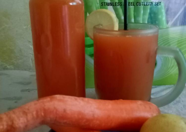 Resep Jus wortel…Bermanfaat utk kesehatan mata yang Lezat