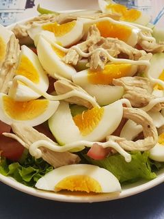 Hình của món Salad trứng gà.