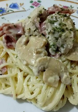 Foto resep Spaghetti carbonara