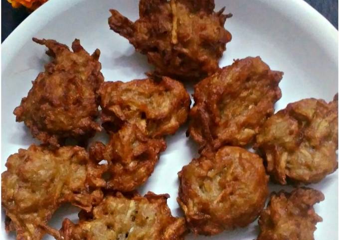 Falhari Lauki Kuttu Pakora