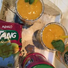 A picture of QUICK & EASY MANGO SLUSH WITH TANG#MangoTango.
