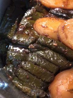 صورة لوصفة ورق عنب ذايب وناطع ☘️
