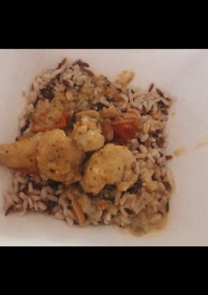 Une photo de Saint jacques façon risotto