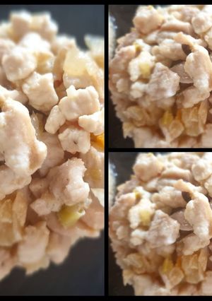 Una foto de Cuscús con pollo y verduras