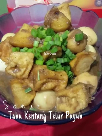 Langkah Gampang Membikin Resep Semur Tahu Kentang Telur Puyuh yang Uenak Anti Ribet, Mantap