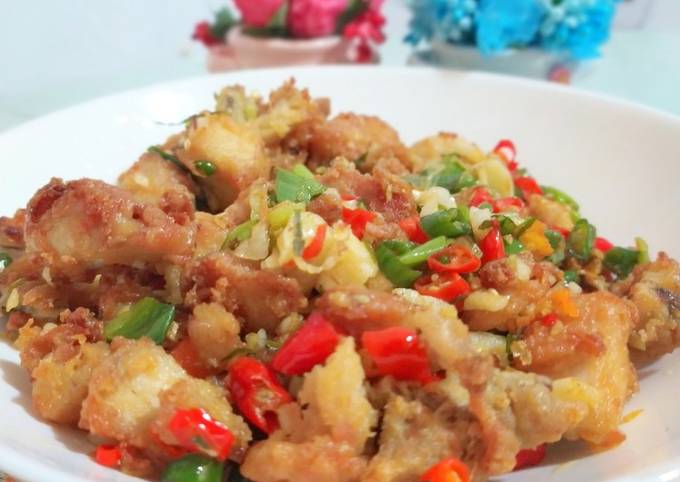 Resep Ayam cabe garam revisi oleh Nek Ora Nopik Ora - Cookpad