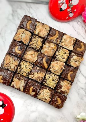 Foto resep Shine chewy brownies