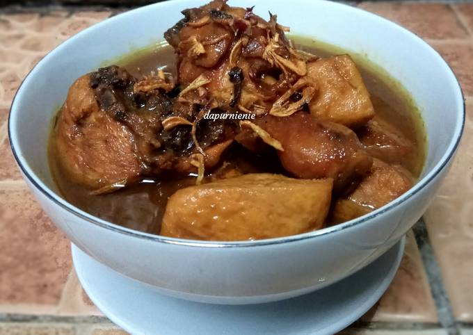 Resep Tahu Campur Kudus - Resep Pepes ayam campur tahu ala mom jessica