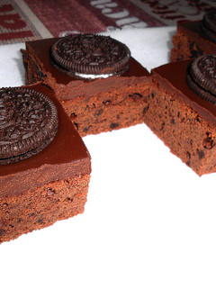 Una foto de Brownie de oreo
