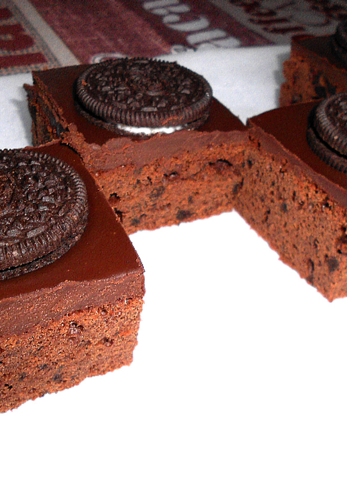 Una foto de Brownie de oreo