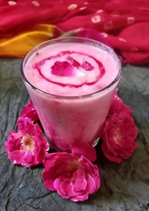 A picture of Rose lassi.