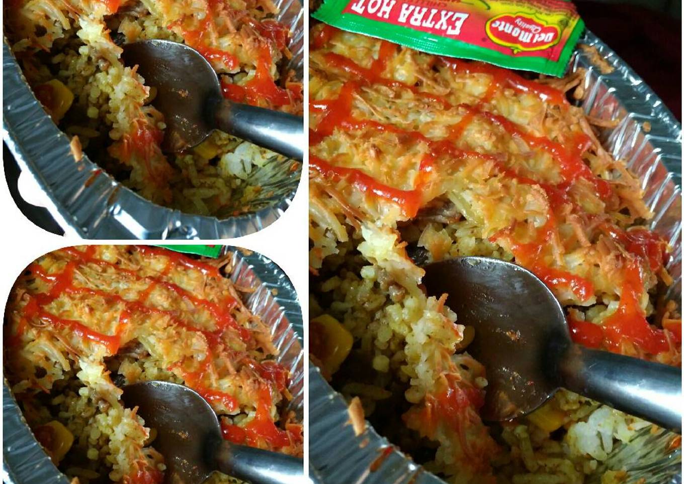 Beef Baked Rice Bukhari