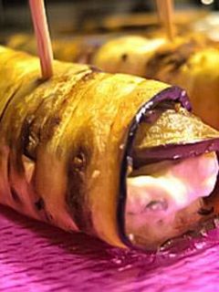 Une photo de Raviolis grillés aux aubergines
