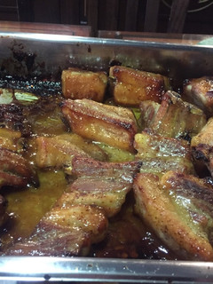 Una foto de Costillas con miel y mostaza