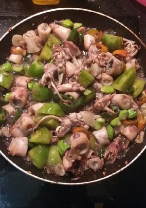 Foto resep Cumi Pete Cabe Ijo
