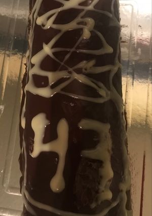 Una foto de Brazo gitano de chocolate relleno de trufa