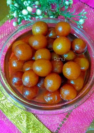 A picture of Instant Gulab Jamun.