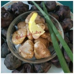 A picture of #Waterchestnut/caltrop/singhara coated in masala#post 34th.