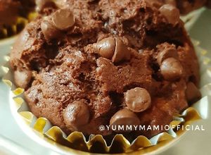 Foto resep Banana Chocolate Muffin Super Moist