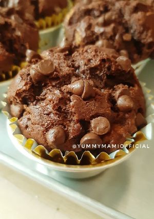 Foto resep Banana Chocolate Muffin Super Moist