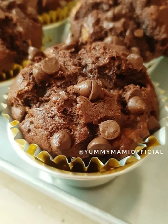 Cara Gampang Menyiapkan Resep Banana Chocolate Muffin Super Moist yang Lezat Sekali Anti Ribet, Bisa Manjain Lidah