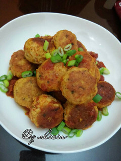 Una foto de Albóndigas de pechuga de pollo molida