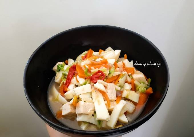 Resep mudah membuat Tumis sawi putih, tahu dan putih telur dijamin sesuai selera