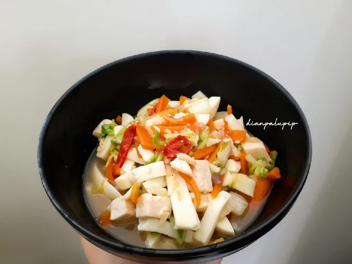 Langkah Gampang Membuat Resep Tumis sawi putih, tahu dan putih telur yang Bisa Manjain Lidah Anti Ribet, Lezat