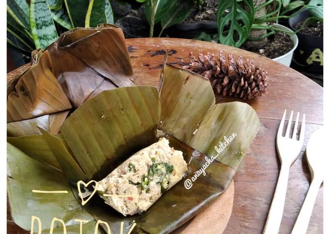 Resep Botok udang Tempe ala bunda kembar, Lezat Sekali