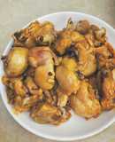 Đùi gà rim sữa dừa