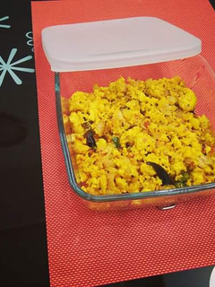 A picture of Paneer burji.