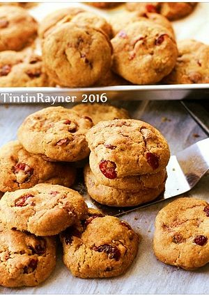 Foto resep Chocochips Cranberry CHEWY Cookies (Thick+Soft) cepat dan mudah