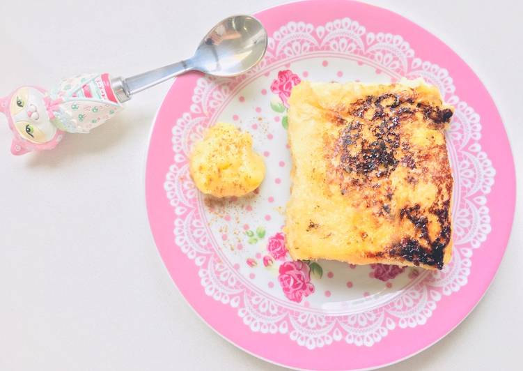Torrijas francesas con crema