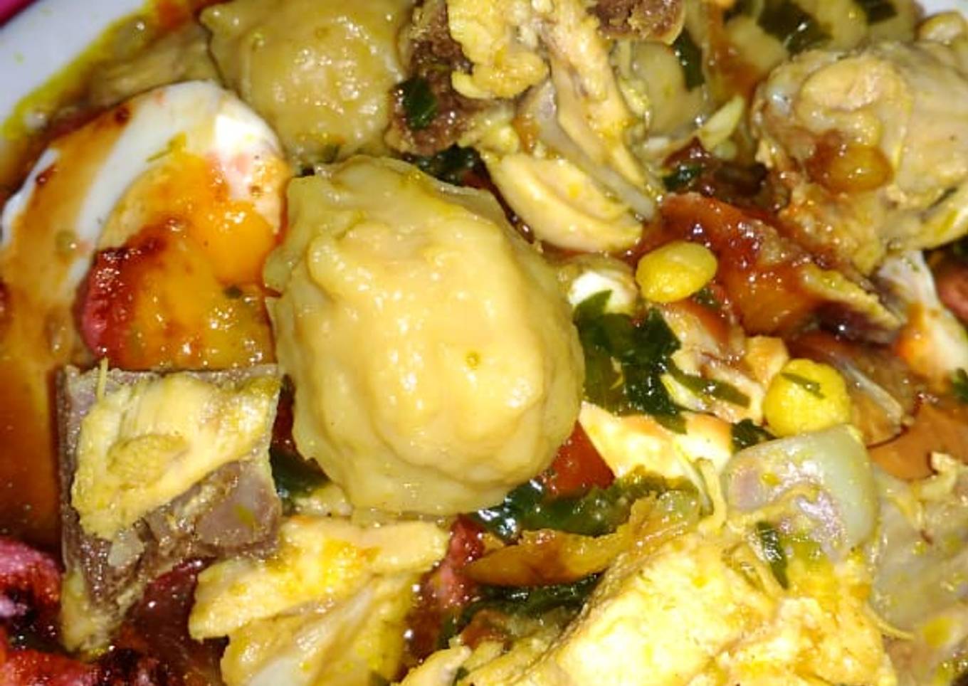 Mie sop ayam kampung