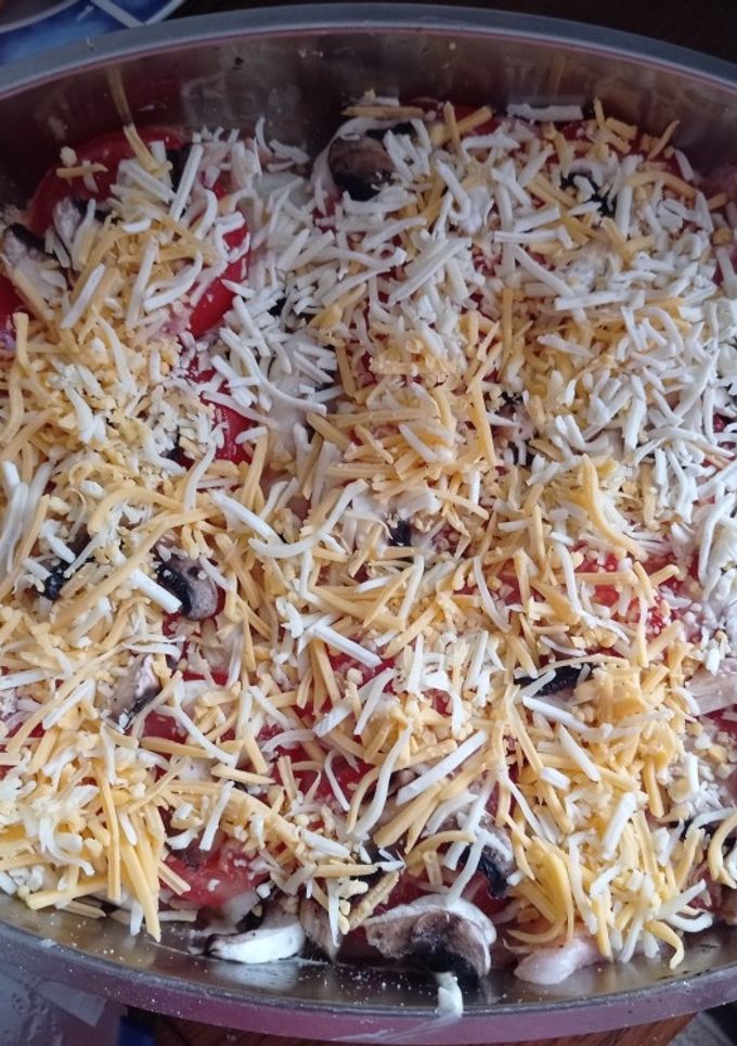 Фото Мясо по-французски 😋.