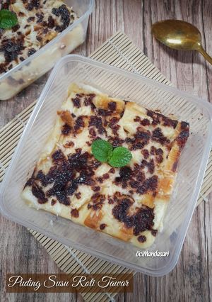 Foto resep Puding Susu Roti Tawar