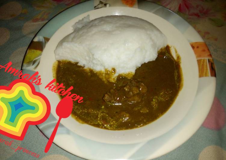 Steps to Prepare Award-winning Tuwo miyar kuka Cooking Basics for Beginners