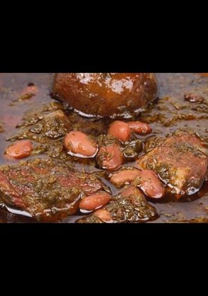 عکسی از دستور آموزش قورمه سبزی مجلسی همراه با نکته های کاربردی 👌🏻