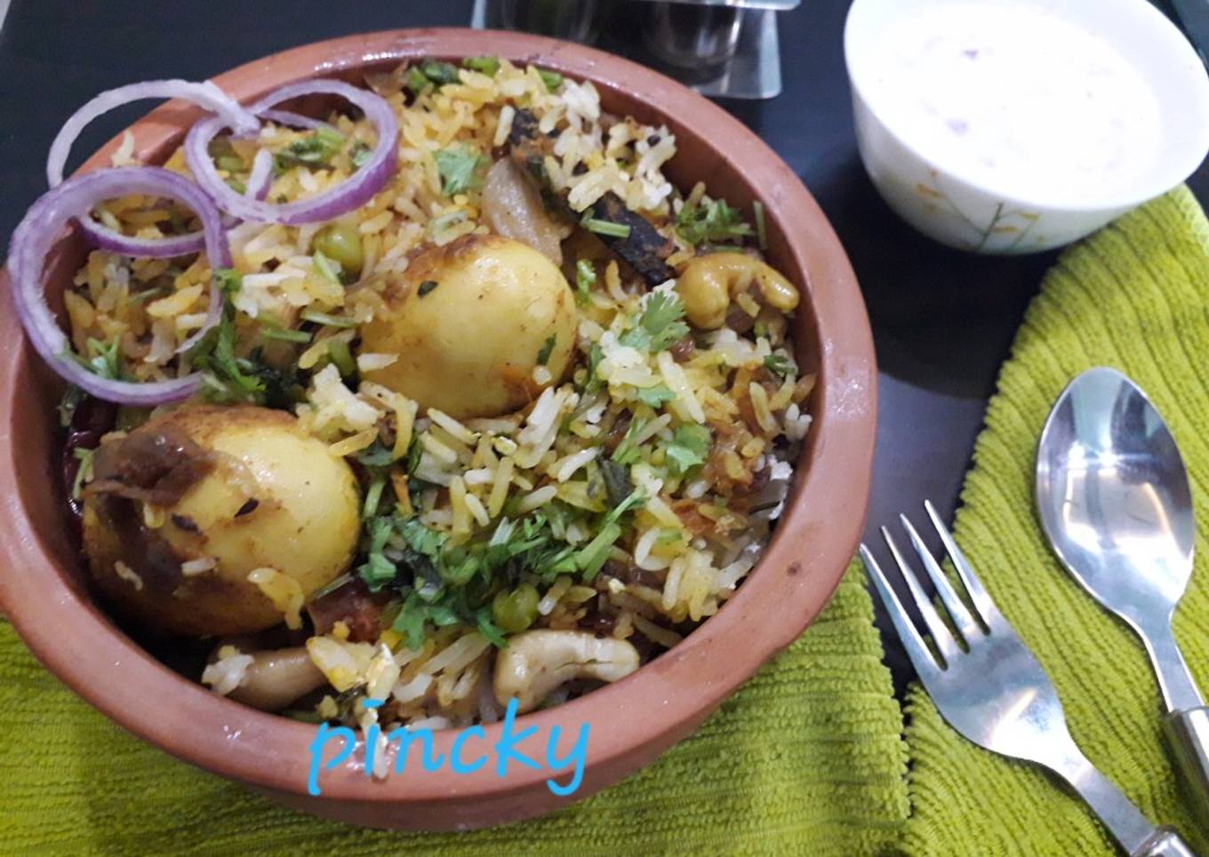 Egg biryani very authentic flavor