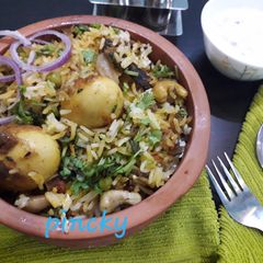 Egg biryani very authentic flavor A picture of Egg biryani very authentic flavor.