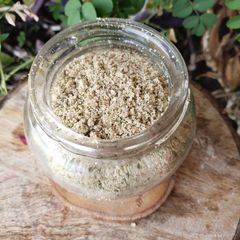 A picture of Thandai powder.