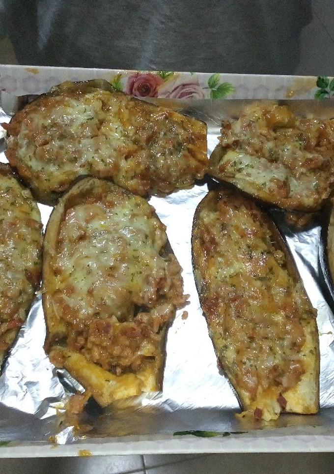 Una foto de Berenjenas rellenas